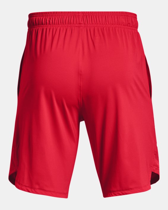 Men's UA Train Stretch Graphic Shorts in Red image number 6